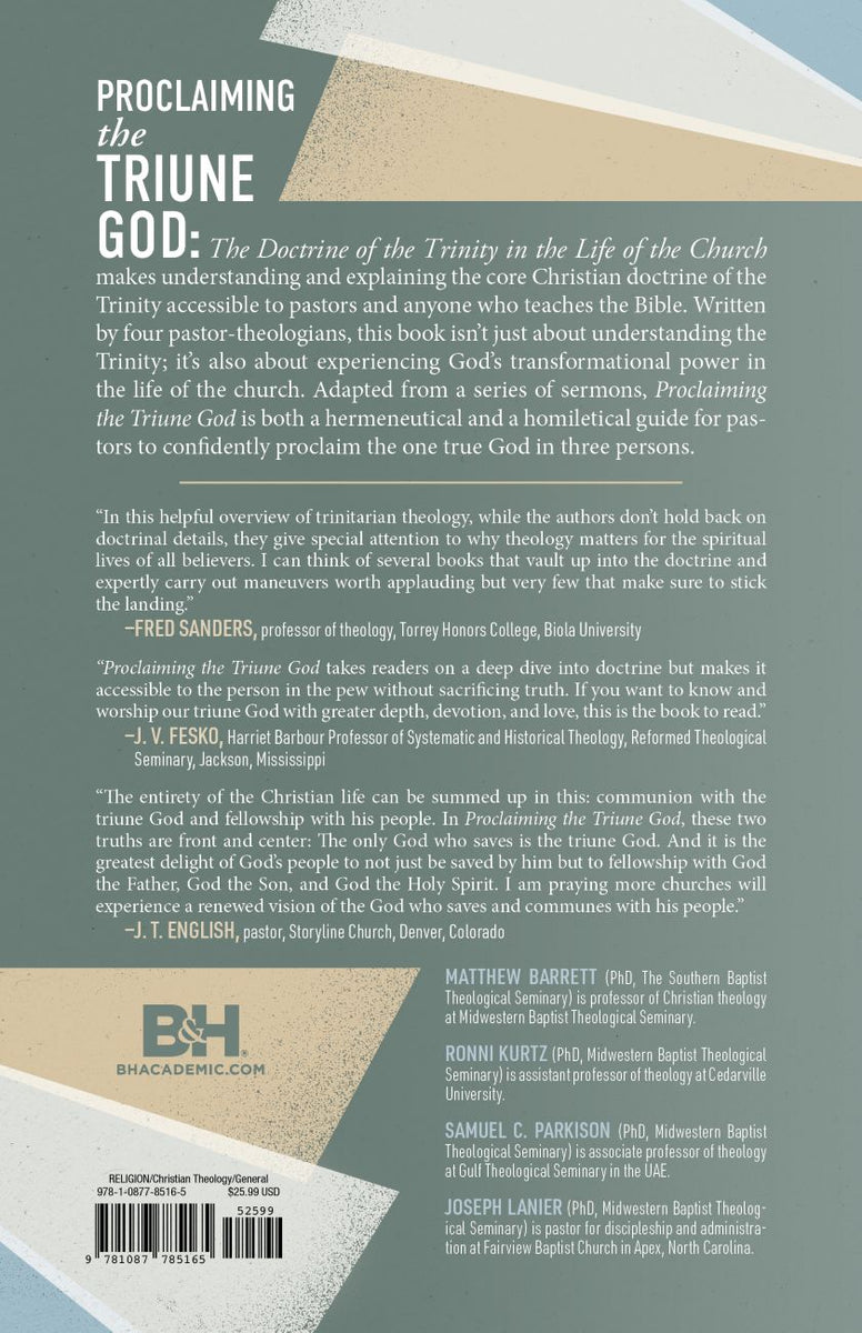 Proclaiming the Triune God Reformers