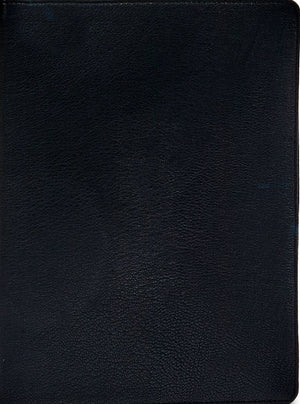 CSB Verse-by-Verse Reference Bible, Holman Handcrafted Collection (Premium Goatskin, Black)
