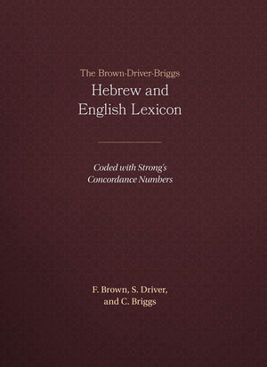 Brown-Driver-Briggs Hebrew and English Lexicon, The by