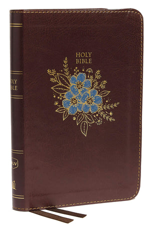 NKJV Thinline Bible, Compact Leathersoft, Mahogany