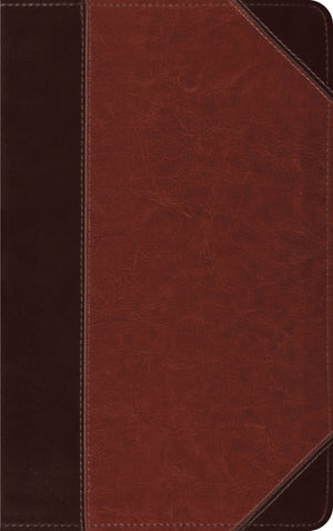 ESV Thinline Bible (TruTone, Brown/Cordovan, Portfolio Design) by ESV (9781581347364) Reformers Bookshop
