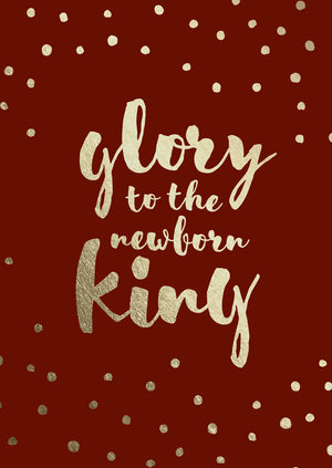 Glory to the Newborn King - Christmas Cards (6gloryking)