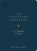 CSB Scripture Notebook, 1-2 Timothy and Titus by Bible (9781087722658) Reformers Bookshop
