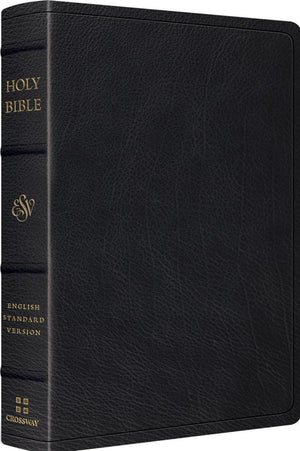 ESV Heirloom SC PS Bible (Goatskin, Blk) | 9781433565663