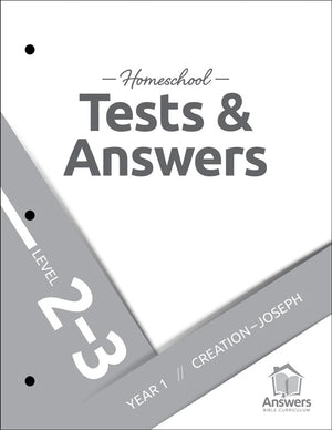 ABC Homeschool: 2-3 Tests and Answers (Year 1)