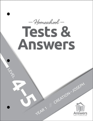 ABC Homeschool: 4-5 Tests and Answers (Year 1)