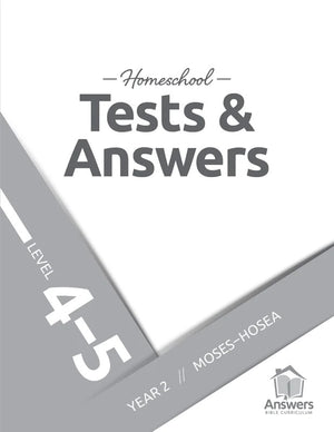 ABC Homeschool: 4-5 Tests and Answers (Year 2)