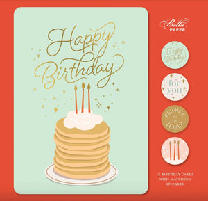 Taste & See Birthday Card Set - Set of 12
