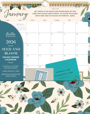 Seed & Bloom - 2026 Pocket Keeper Calendar