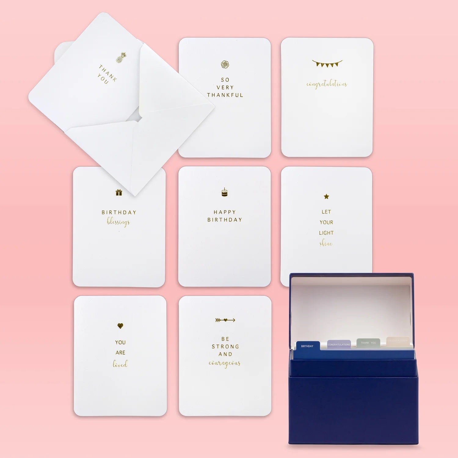 Gold Emblem Designs, Assorted All Occasion Cards with Scripture – Box