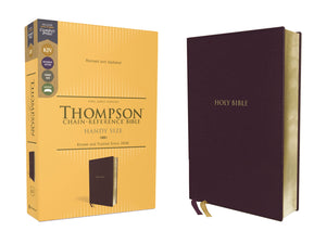 KJV Thompson Chain-Reference Bible, Handy Size, Red Letter, Comfort Print by Bible