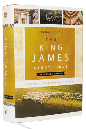 KJV The King James Study Bible, Red Letter, Full-Color Edition (Hardcover) by Bible