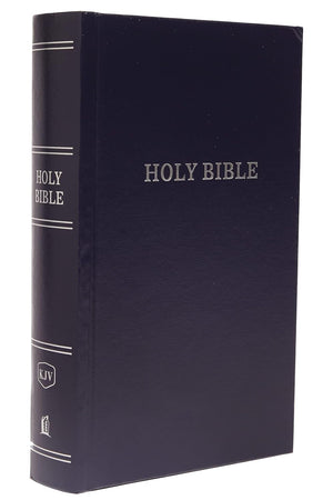 KJV Pew Bible, Red Letter Edition, Comfort Print (Hardcover, Navy) by Bible