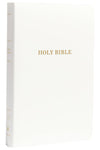 KJV Gift and Award Bible, Red Letter Edition, Comfort Print (Softcover, White) by Bible