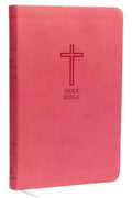 KJV Value Thinline Bible, Red Letter Edition, Comfort Print (Leathersoft, Pink) by Bible
