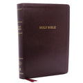 KJV Deluxe Reference Bible, Super Giant Print, Red Letter Edition, Comfort Print (Leathersoft, Burgundy) by Bible