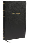 KJV Thinline Reference Bible, Red Letter Edition, Comfort Print (Bonded Leather, Black) by Bible