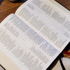 NKJV Reference Bible, Center-Column Giant Print, Red Letter Edition, Comfort Print (Leatherflex, Black)
