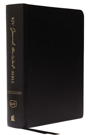 KJV Journal the Word Bible, Red Letter Edition, Comfort Print (Hardcover, Black) by Bible