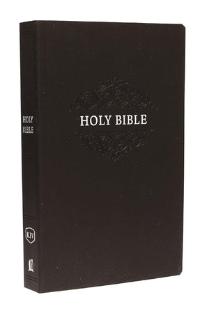 KJV Holy Bible, Soft Touch Edition, Comfort Print (Leathersoft, Black) by Bible