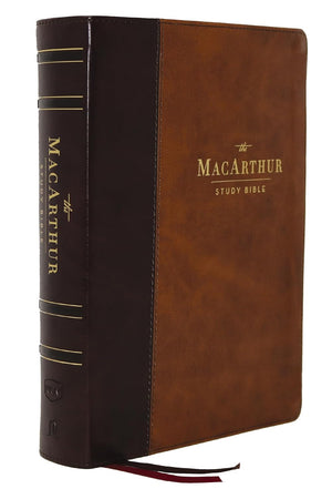 NKJV MacArthur Study Bible, 2nd Edition, Comfort Print (Leathersoft, Brown)