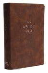 NKJV Abide Bible, Red Letter Edition, Comfort Print (Leathersoft, Brown)