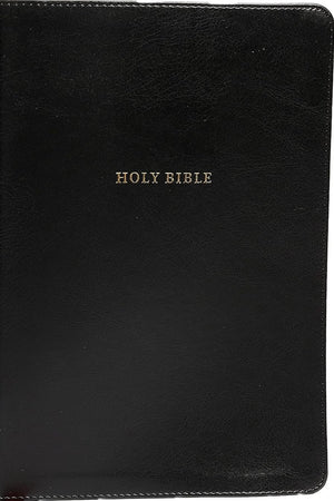 NKJV Super Giant Print Reference Bible, Red Letter, Comfort Print (Leathersoft, Black)