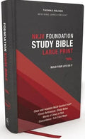 NKJV Foundation Study Bible, Large Print (Red Letter Edition, Thumb Index)