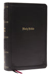 KJV Personal Size Large Print Single-Column Reference Bible (Leathersoft, Black) by Bible