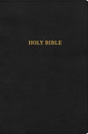 KJV Large Print Thinline Bible (Black, LeatherTouch) by Bible