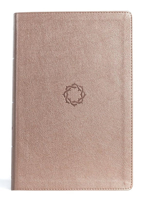 KJV Essential Teen Study Bible (Rose Gold, LeatherTouch) by Bible
