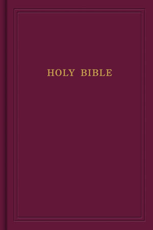 KJV Pew Bible (Garnet, Hardcover) by Bible