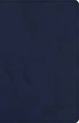 CSB Single-Column Compact Bible, Navy LeatherTouch