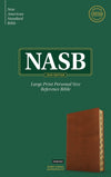 NASB Large Print Personal Size Reference Bible (Burnt Sienna, LeatherTouch, Indexed) by Bible