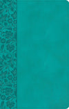 NASB Large Print Personal Size Reference Bible (Teal, LeatherTouch, Indexed) by Bible