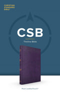 CSB Thinline Bible (LeatherTouch, Plum) by CSB Bibles by Holman