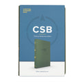 CSB Thinline Reference Bible (LeatherTouch, Olive) by CSB Bibles by Holman