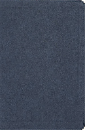 CSB Large Print Thinline Bible (LeatherTouch, Navy) by CSB Bibles by Holman