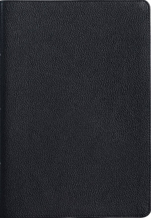 KJV Large Print Thinline Bible (Black, Genuine Leather) by Bible