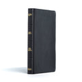 KJV Large Print Thinline Bible (Black, Genuine Leather) by Bible