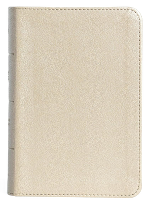 CSB Large Print Compact Reference Bible (LeatherTouch, Gold)