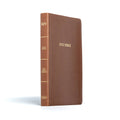 KJV Large Print Thinline Bible, Value Edition (Brown, LeatherTouch) by Bible