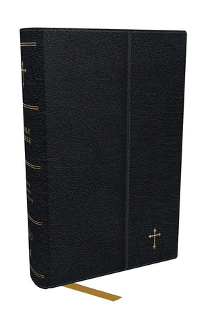 KJV Holy Bible, Compact Reference Bible, Red Letter, Comfort Print (Leatherflex, Black) by Bible