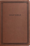 CSB Large Print Thinline Bible, Value Edition (LeatherTouch, Brown) by CSB Bibles by Holman
