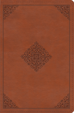 ESV Compact Bible (TruTone, English Saddle, Ornament Design) by ESV
