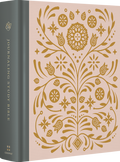 ESV Journaling Study Bible (Cloth over Board, Blush/Ochre, Floral Design) by ESV