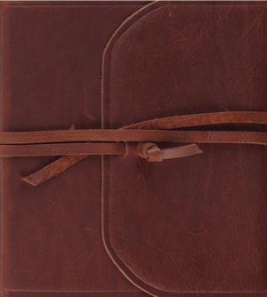 ESV Journaling Study Bible (Natural Leather, Brown, Flap with Strap) by ESV