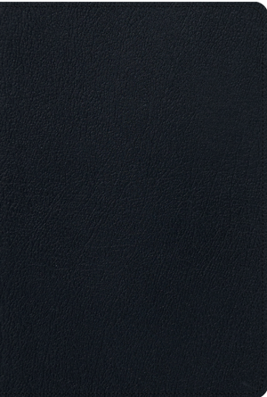 ESV Men's Study Bible (Genuine Leather, Black) by ESV