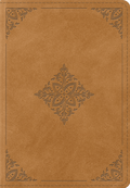 ESV Large Print Bible (TruTone, Nubuck Caramel, Fleur-de-lis Design) by ESV