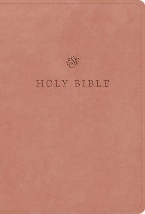 ESV Large Print Compact Bible (TruTone, Blush Rose) by ESV